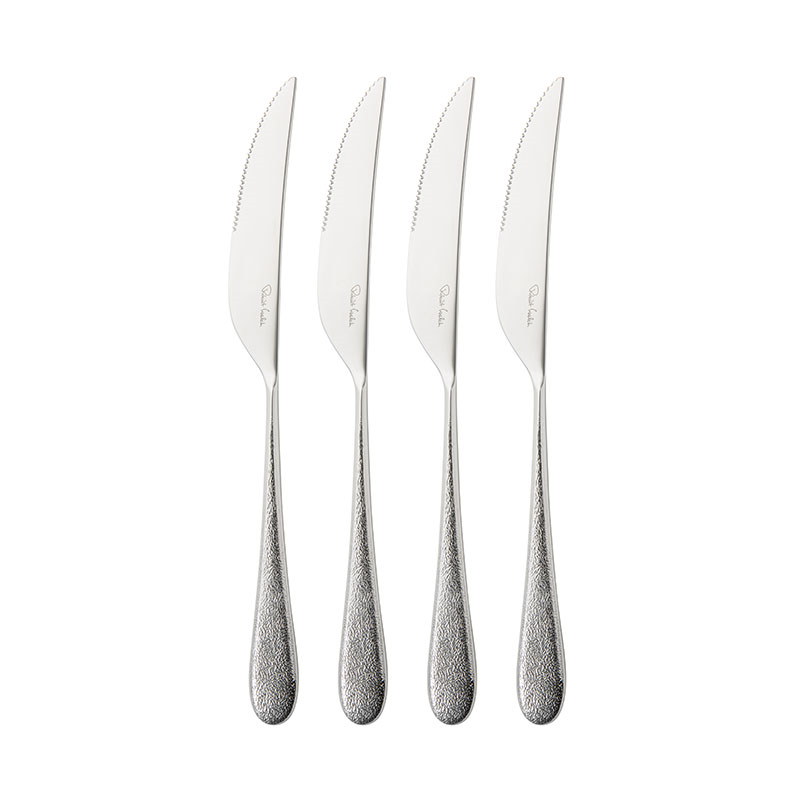 Sandstone Set of 4 Steak Knifes, L24cm, Stainless Steel-0