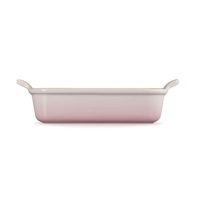 Stoneware Heritage Rectangular Dish, 26cm, Shell Pink-2