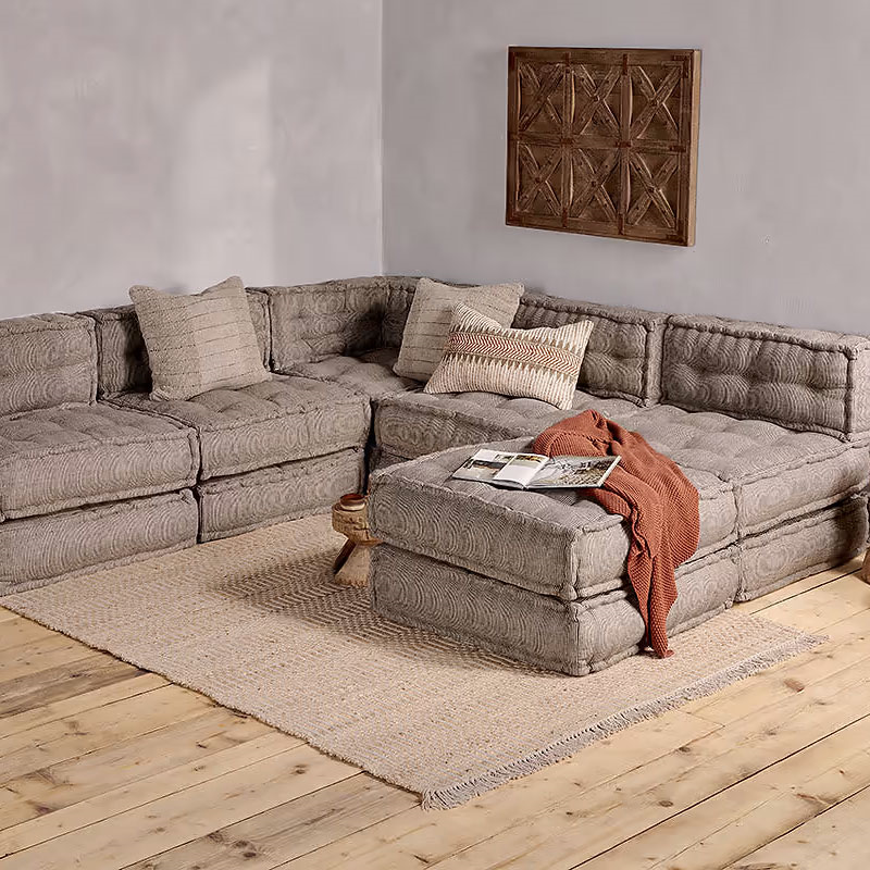 Nadeeka Modular Sofa Extension, Soft Grey-4