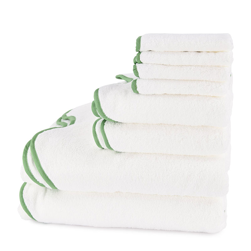 Amelia Scalloped Signature Towel Bundle, Asparagus-0