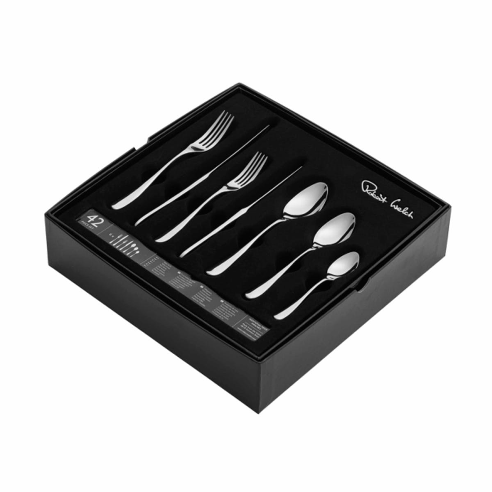 Arden Bright 42 piece cutlery set, Stainless Steel-1