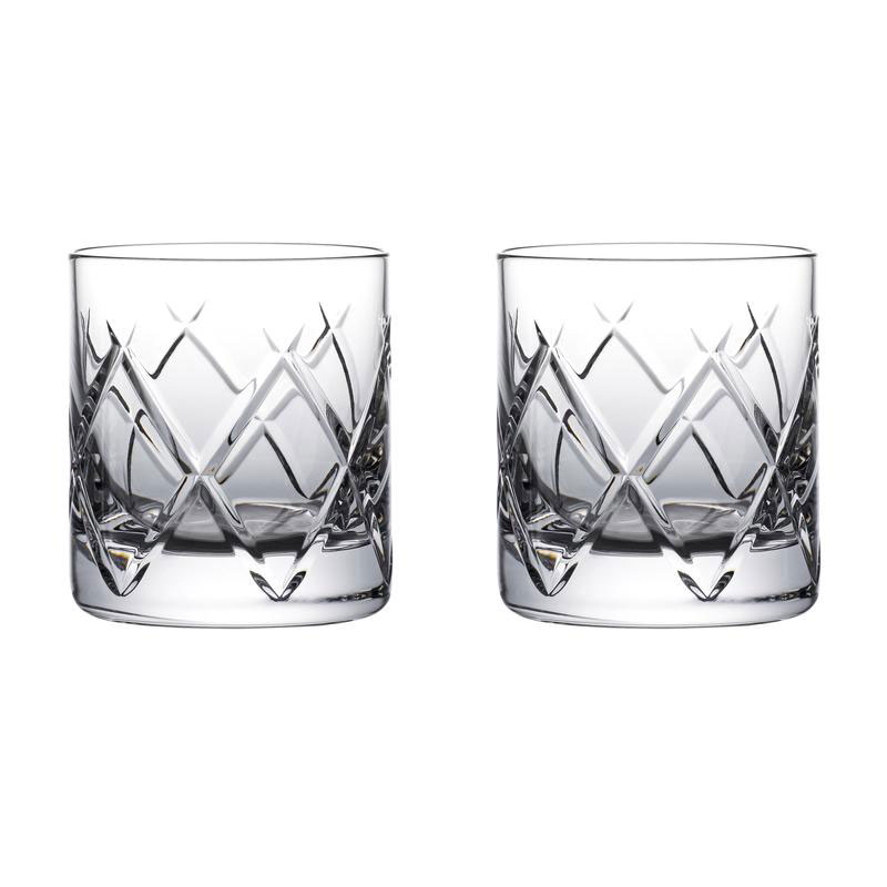 Connoisseur Olann Set of 2 Straight Tumblers, 350ml, Clear-0