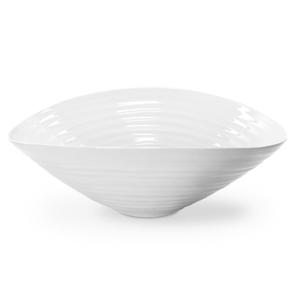 Ceramics Salad bowl medium, 28.5cm, White-0