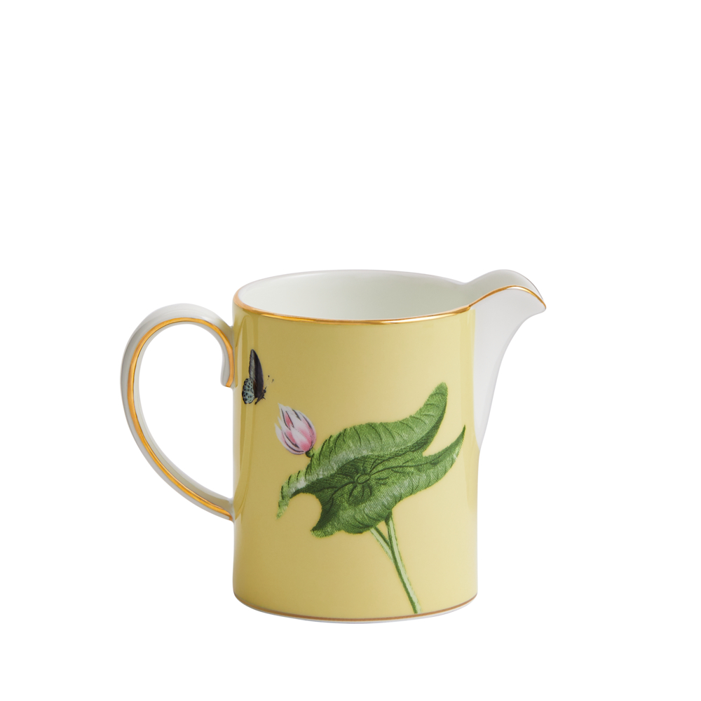 Wonderlust Waterlily Sugar & Creamer Set, Yellow/Floral-1