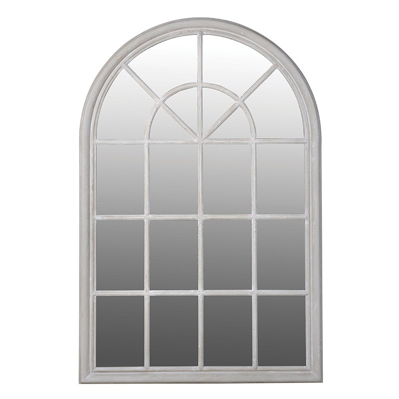 Arched window mirror, 151 x 100cm, Carved Wood Frame-0