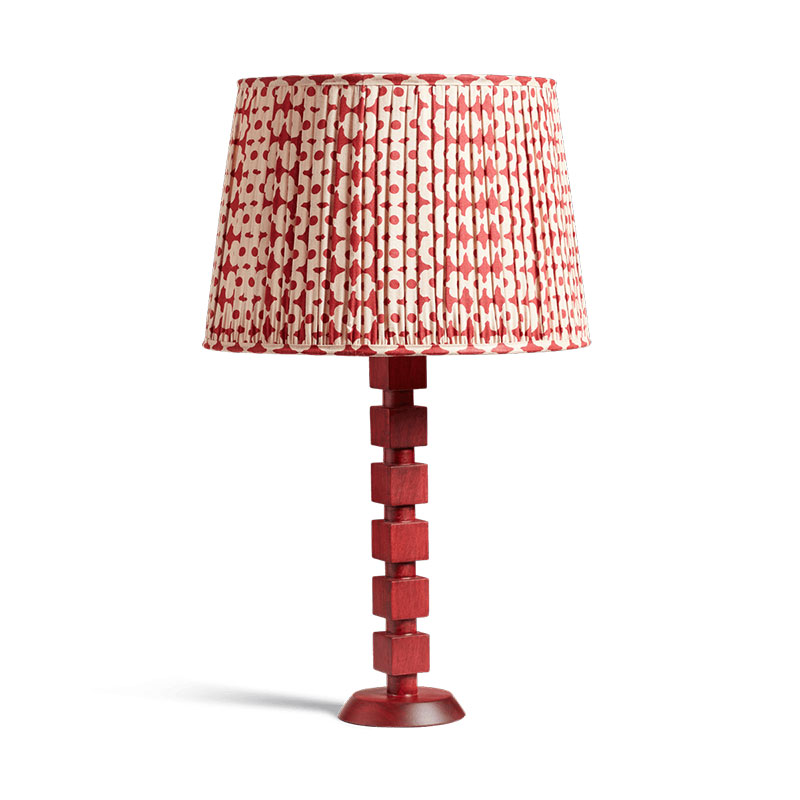 Huxley Table Lamp, H45cm, Brushed Red-2