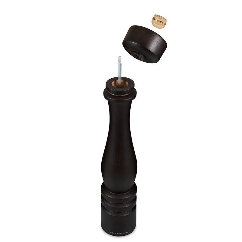 London Pepper Mill, 300mm, Chocolate Wood-5