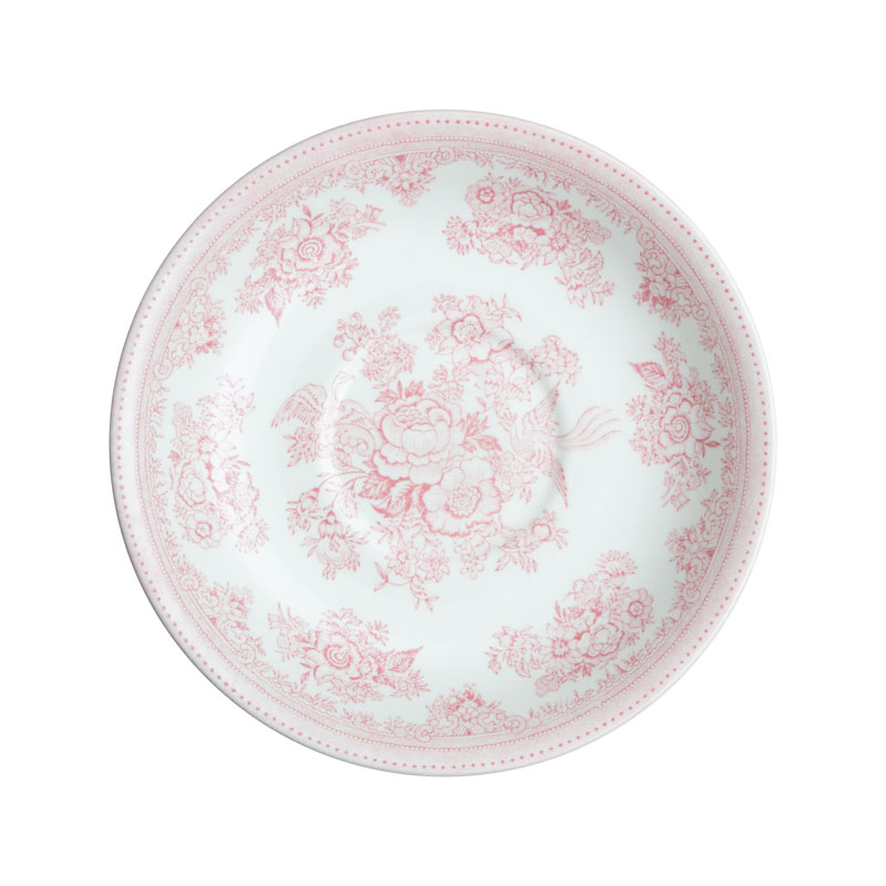 Asiatic Pheasants Breakfast Saucer, D16.5cm, Pink-0