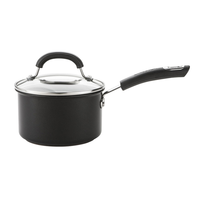 Total Anodised Non-Stick 3 Piece Pan Set, Black-2