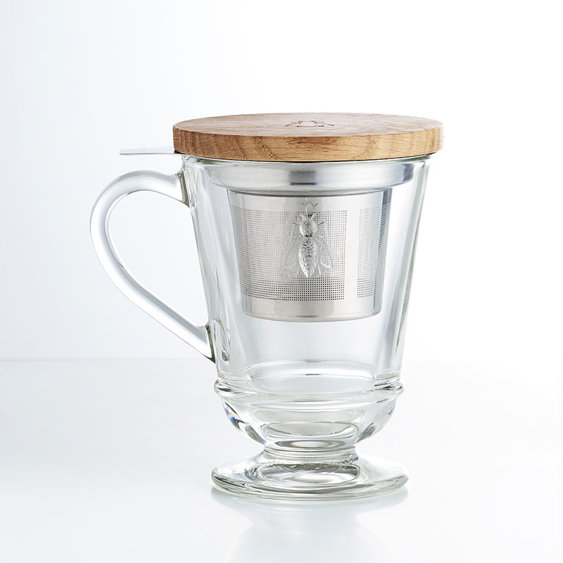 Bee Infuser Mug, 275ml, Clear-0