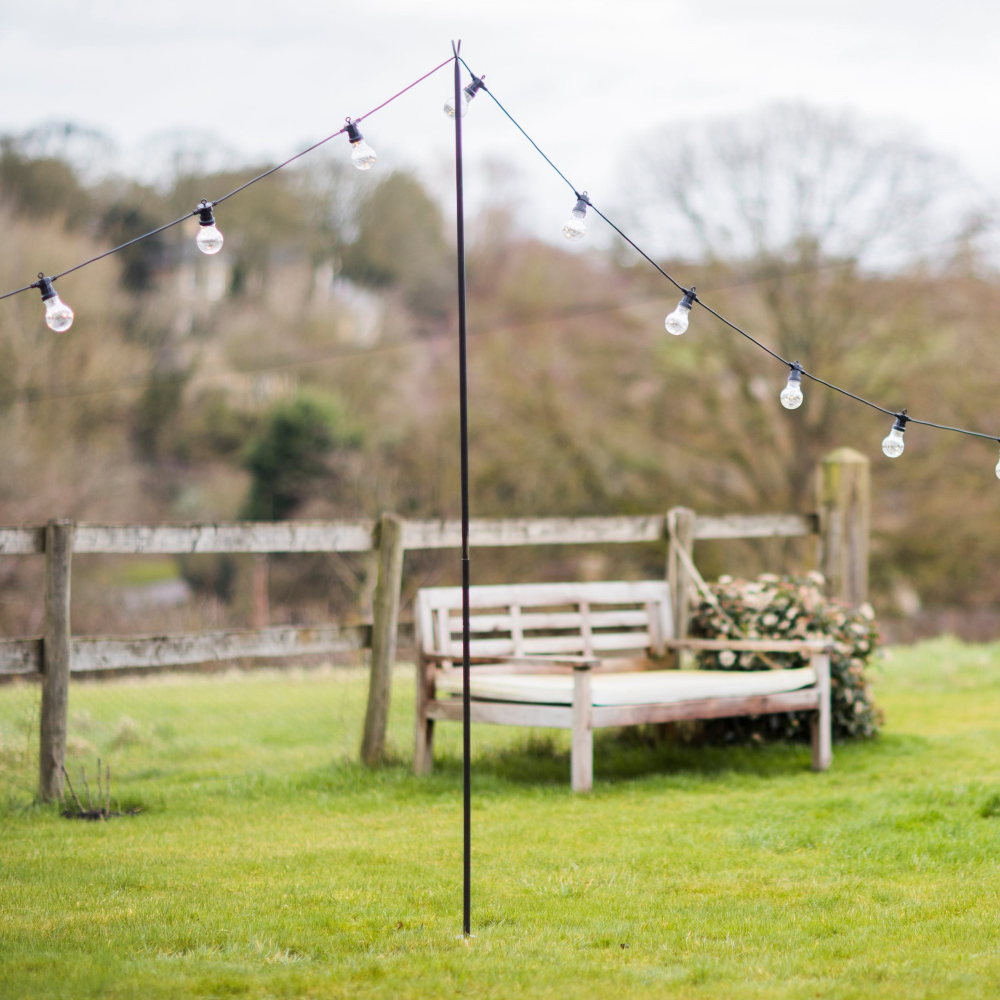 Festoon Pole, H275cm, Black-1