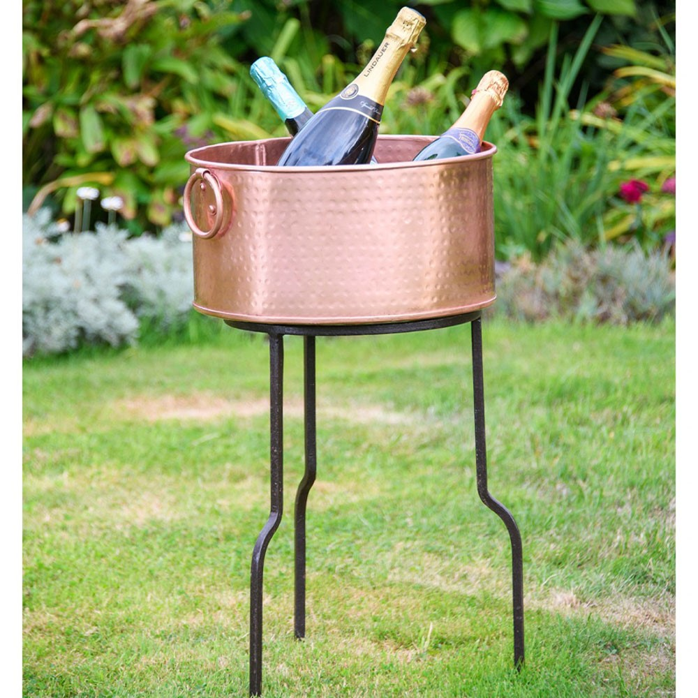 Copper Champagne Cooler, 65x38, Metallic-0