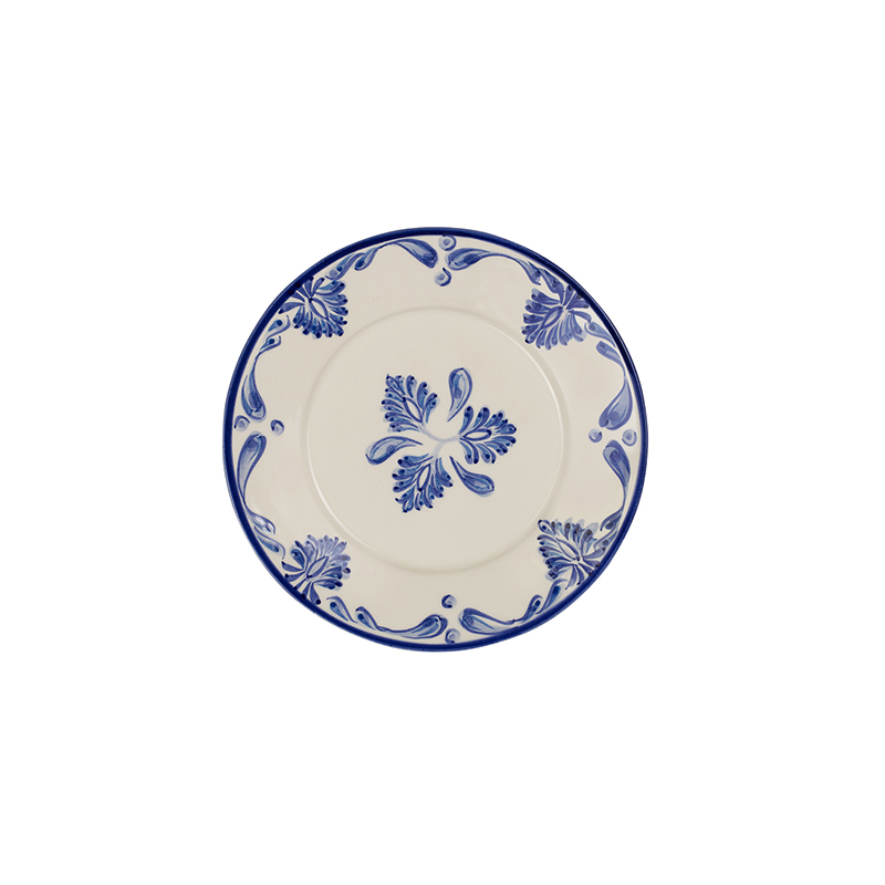 Eleanor Set of 6 Dessert Plates, D22cm, Blue-1