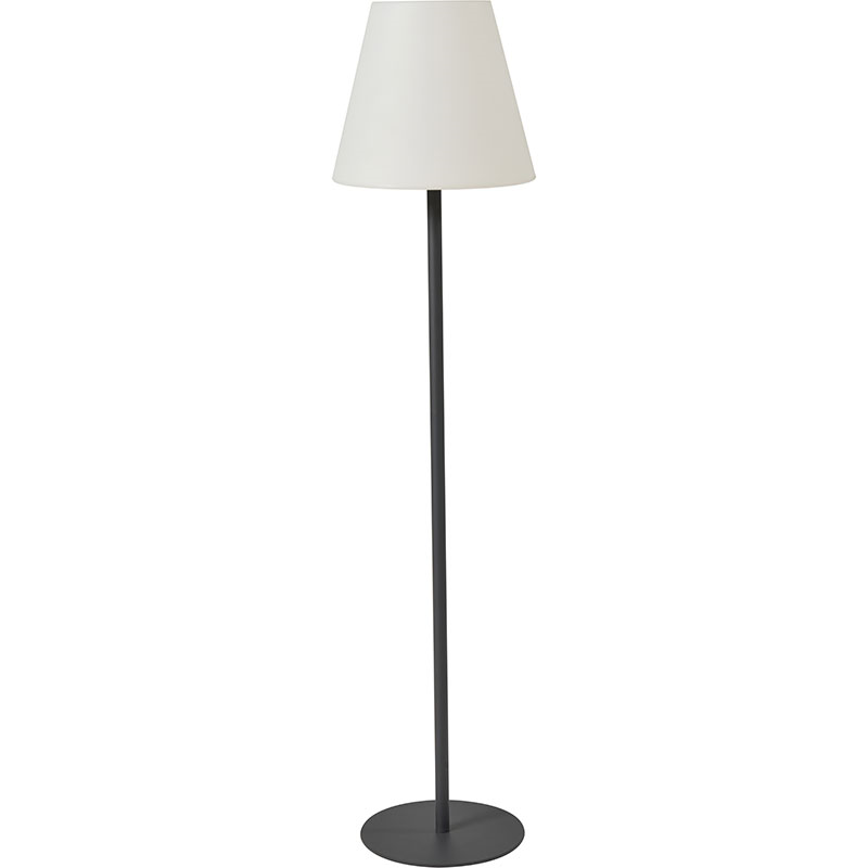 Outdoor Floor Lamp, H153cm, Grey-1