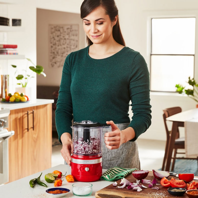 Cordless food chopper, Empire Red-2