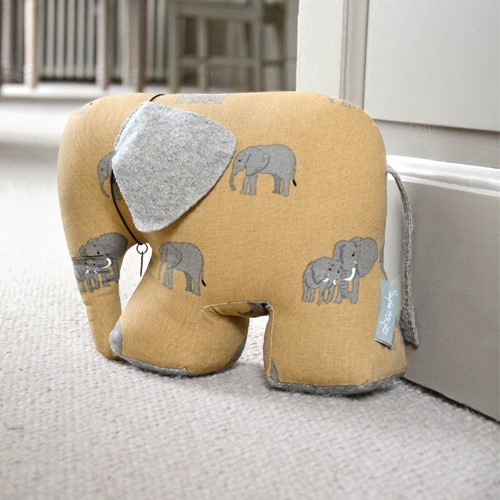 ZSL Elephant Doorstop, H23 x L32 x W9cm, Multi-0