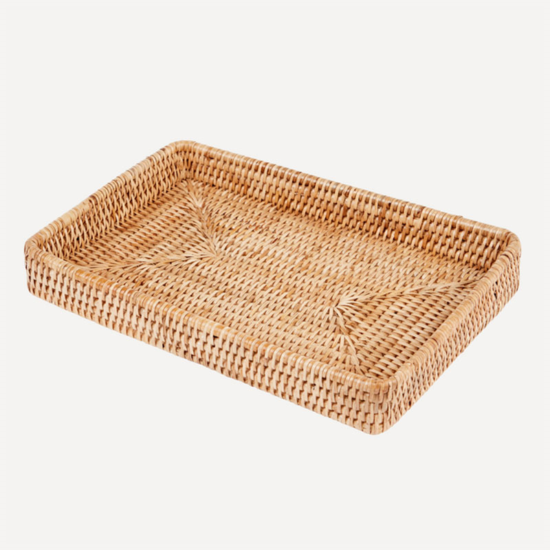 Rattan Tray, 30 x 20cm, Natural-1