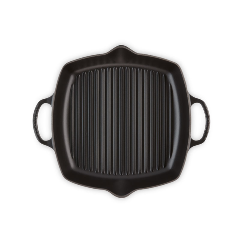 Signature Deep Square Grill - 30cm; Satin Black-1