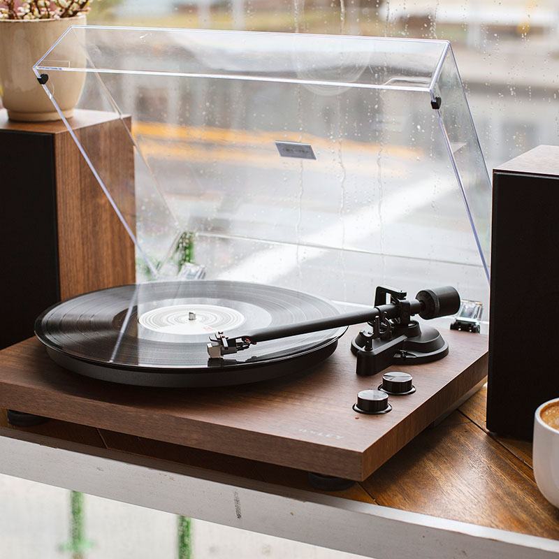 C62 Turntable Shelf System, Walnut-1