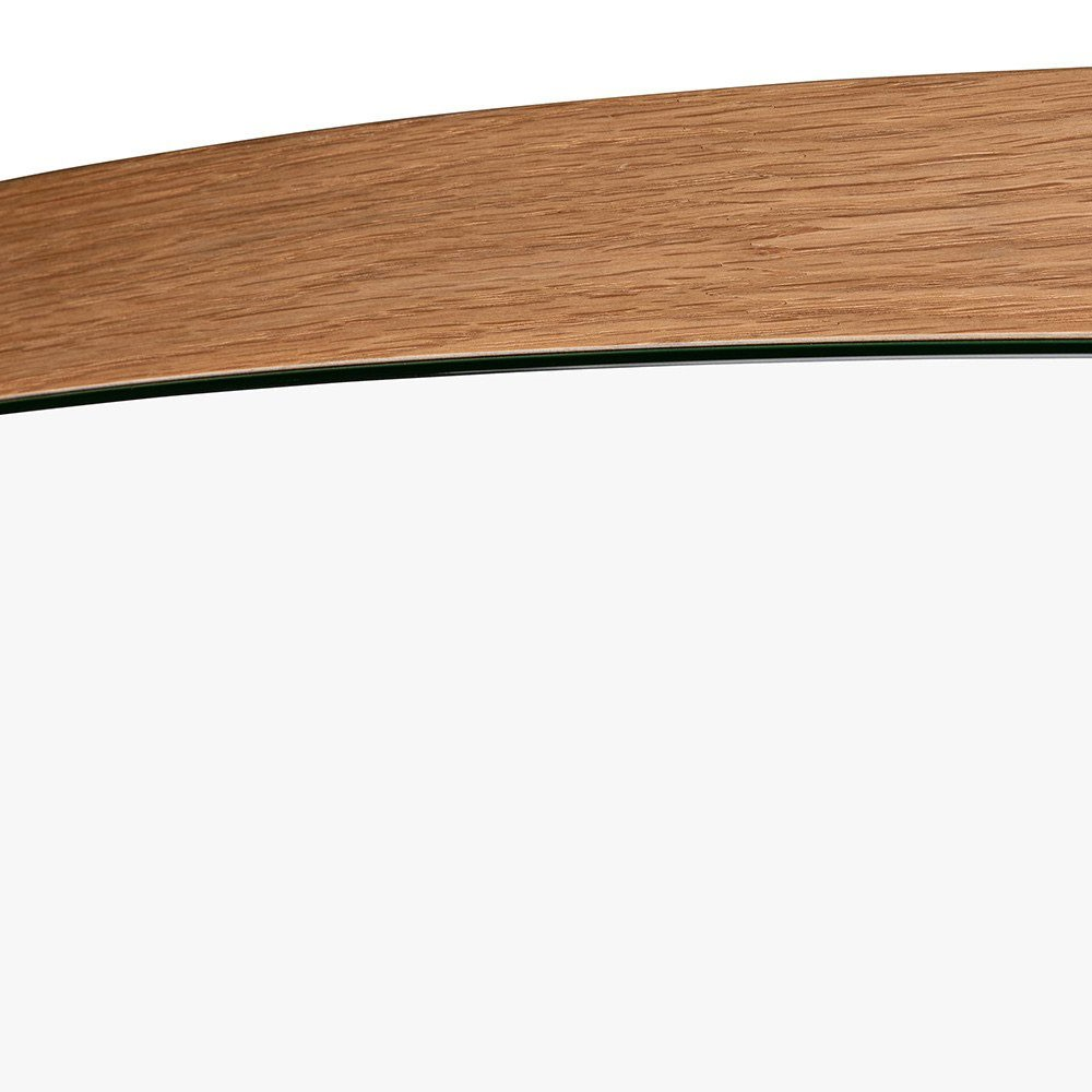 Orta Drop Mirror, D90cm, Oak-1