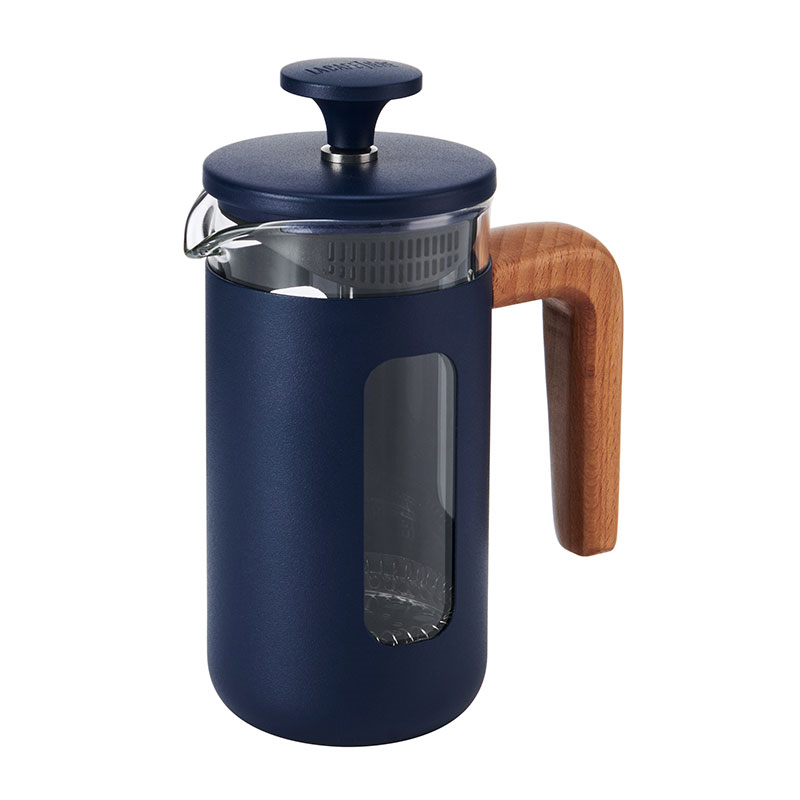 Pisa Cafetiere 3 Cup, Navy-0