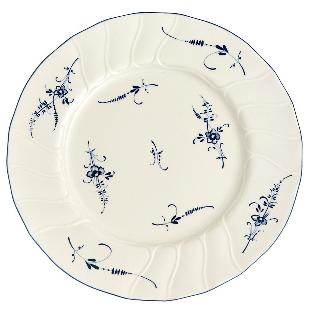 Old Luxembourg Flat plate, 26cm, porcelain-0