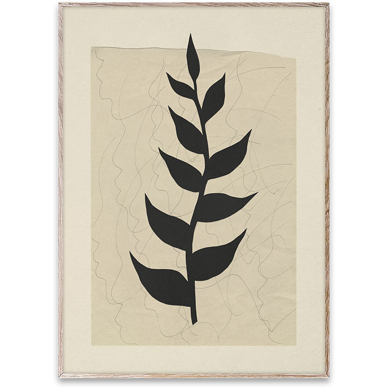 Plant Poem Print, 50 x 70cm, Multi-0