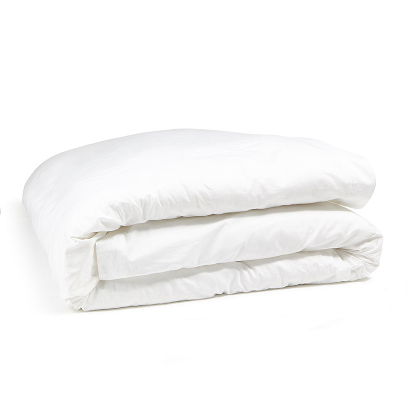 Edged Sateen  Duvet Cover, Superking, White-0