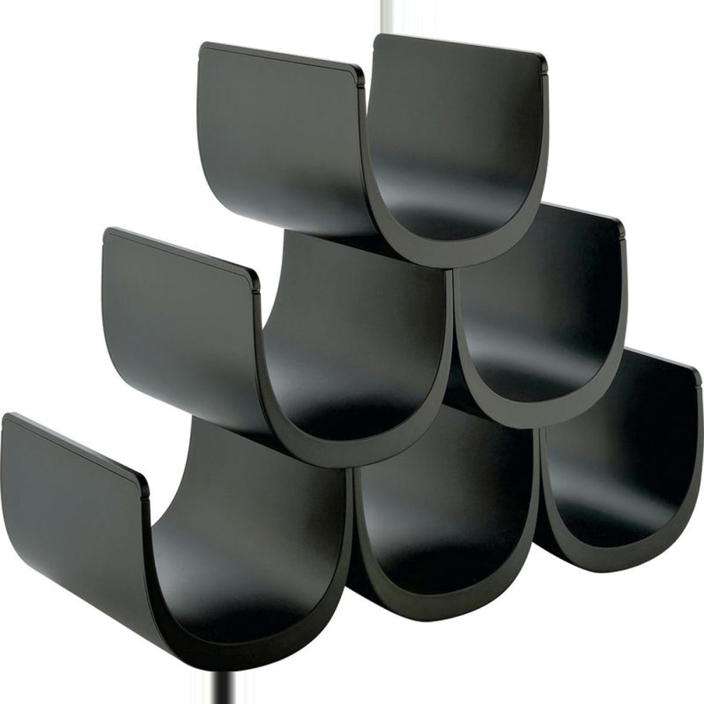 Noe' by Giulio Iacchetti Modular bottle holder, Black-0