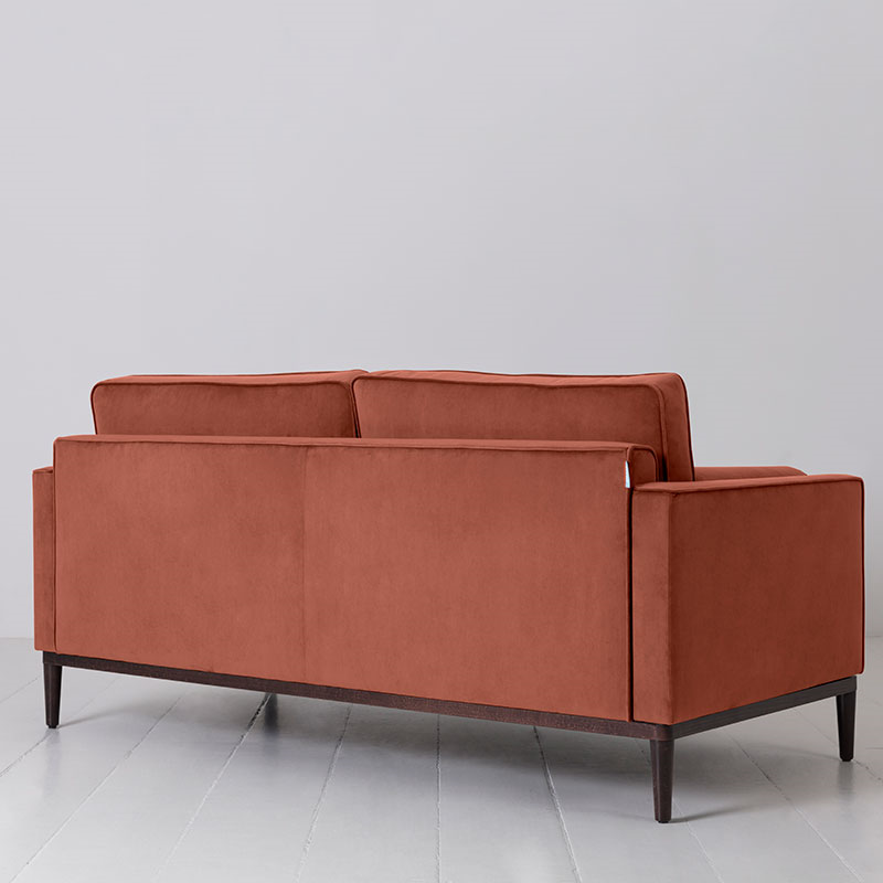 Model 02 Velvet 2 Seater Sofa, Brick-3