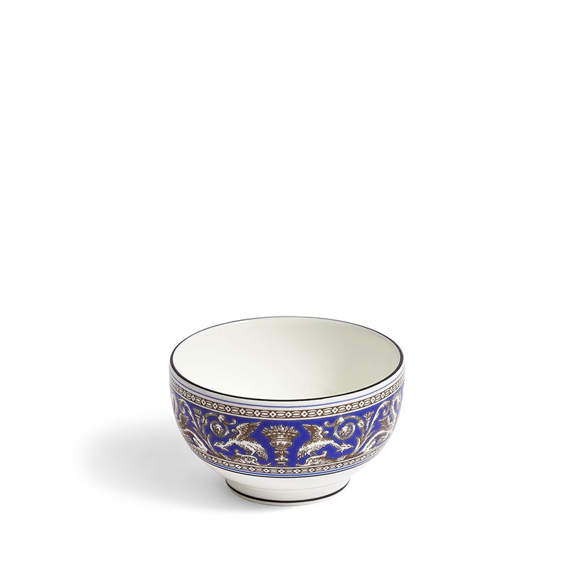 Florentine Rice Bowl, D10.5cm, Marine-0