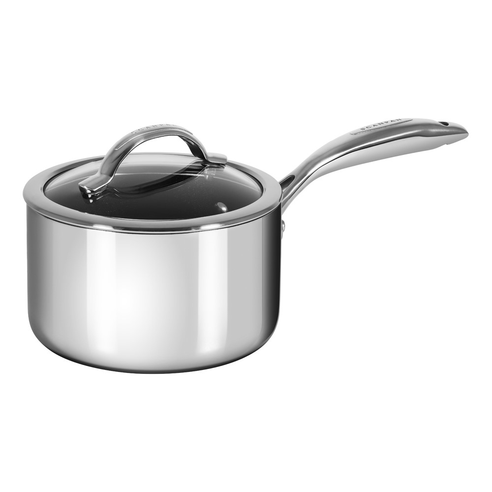 HaptIQ Saucepan with lid, Dia16cm, Metallic-0