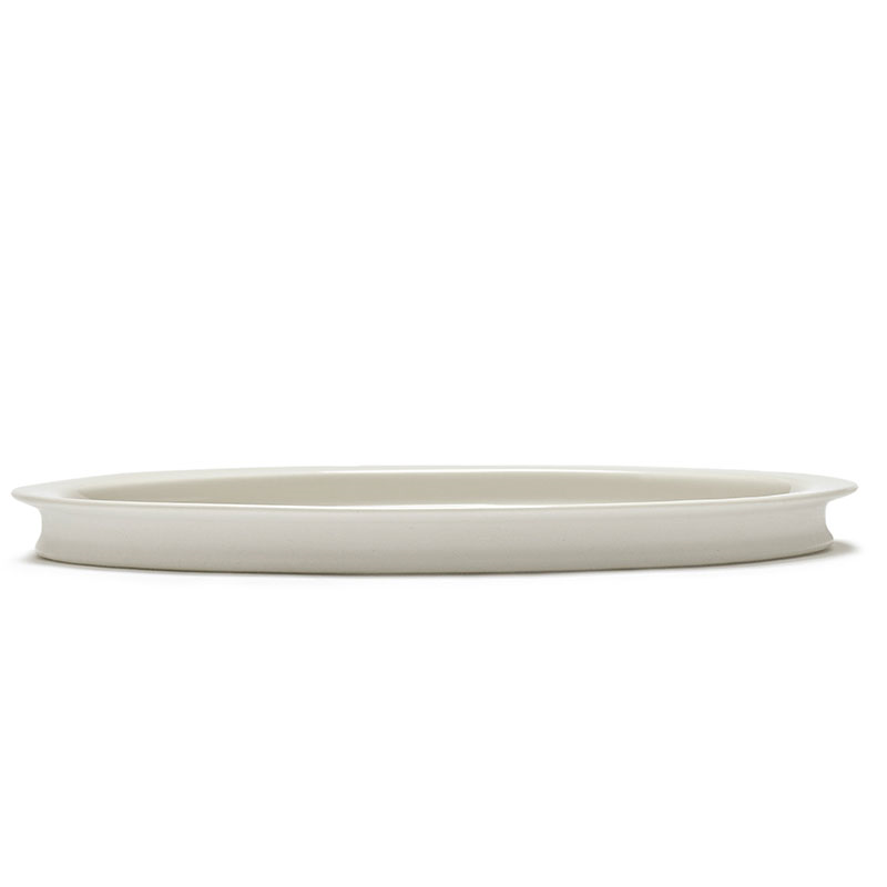 Dune Dinner Plate, D28cm, Alabaster-3