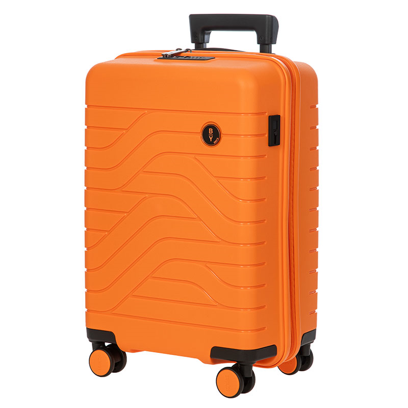 Ulisse Expandable Carry-on Suitcase, H55cm x L37 x W23cm, Orange-2