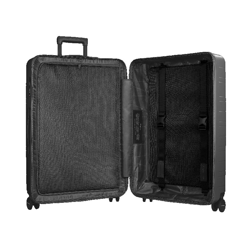 H7 Smart Suitcase, H77 x W28 x L52cm, Glossy Graphite-4