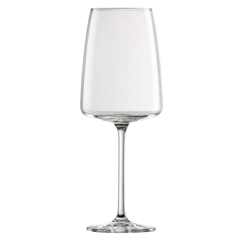 Vivid Senses Set of 2 Crystal All Round Wine Glasses, 535ml, Clear-0