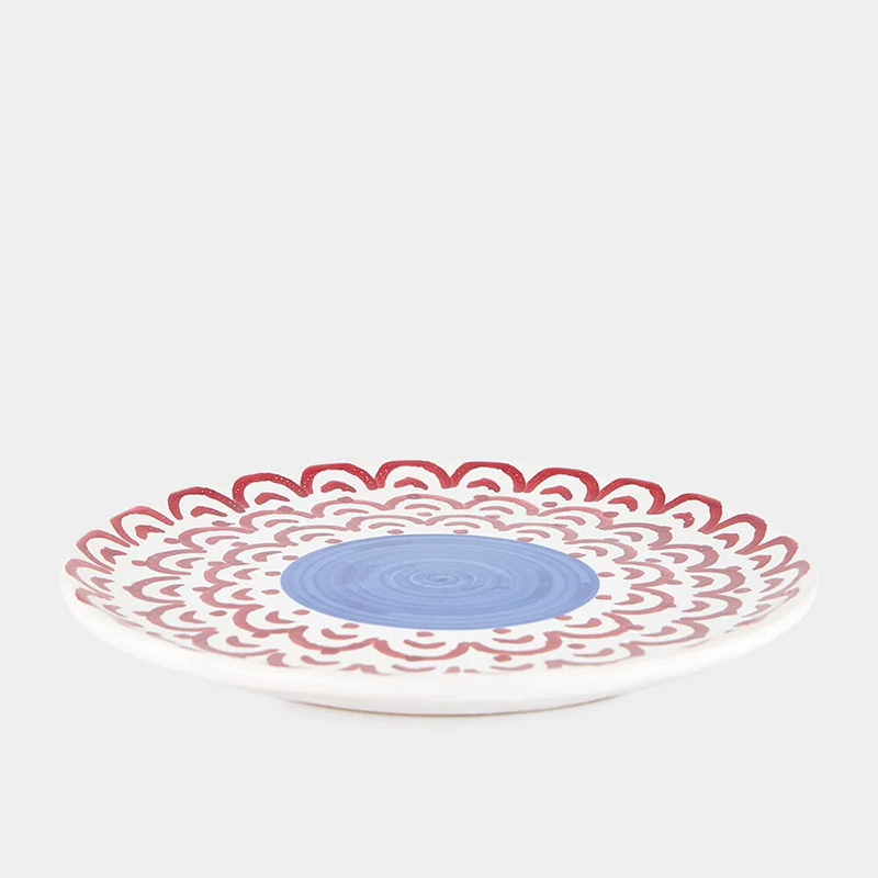 Sicily Plate, D28cm, Red-1