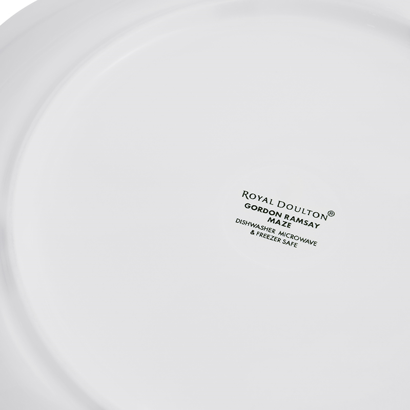 Gordon Ramsay Maze Set of 4 Plates, D28cm, White-4