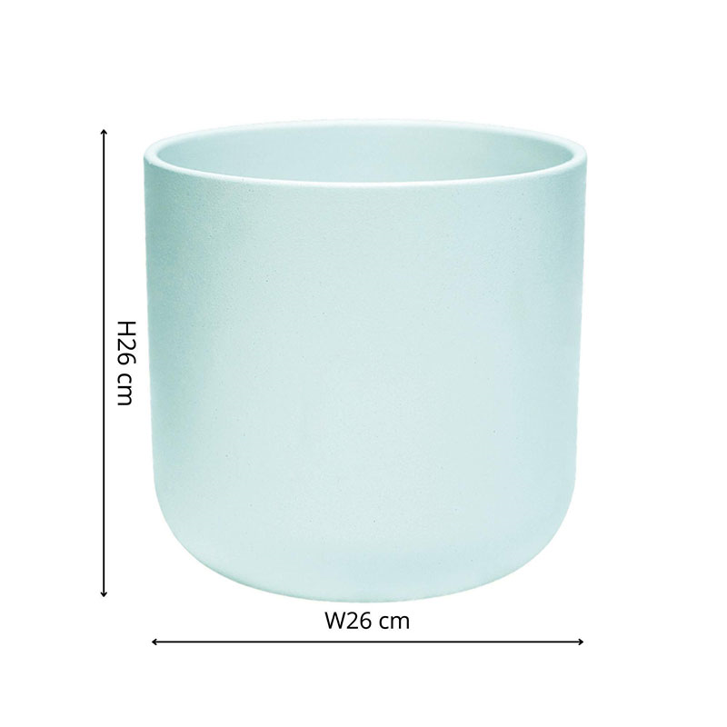 Lisbon Planter, H25.5 x W26 x D26cm, Mint Green-4