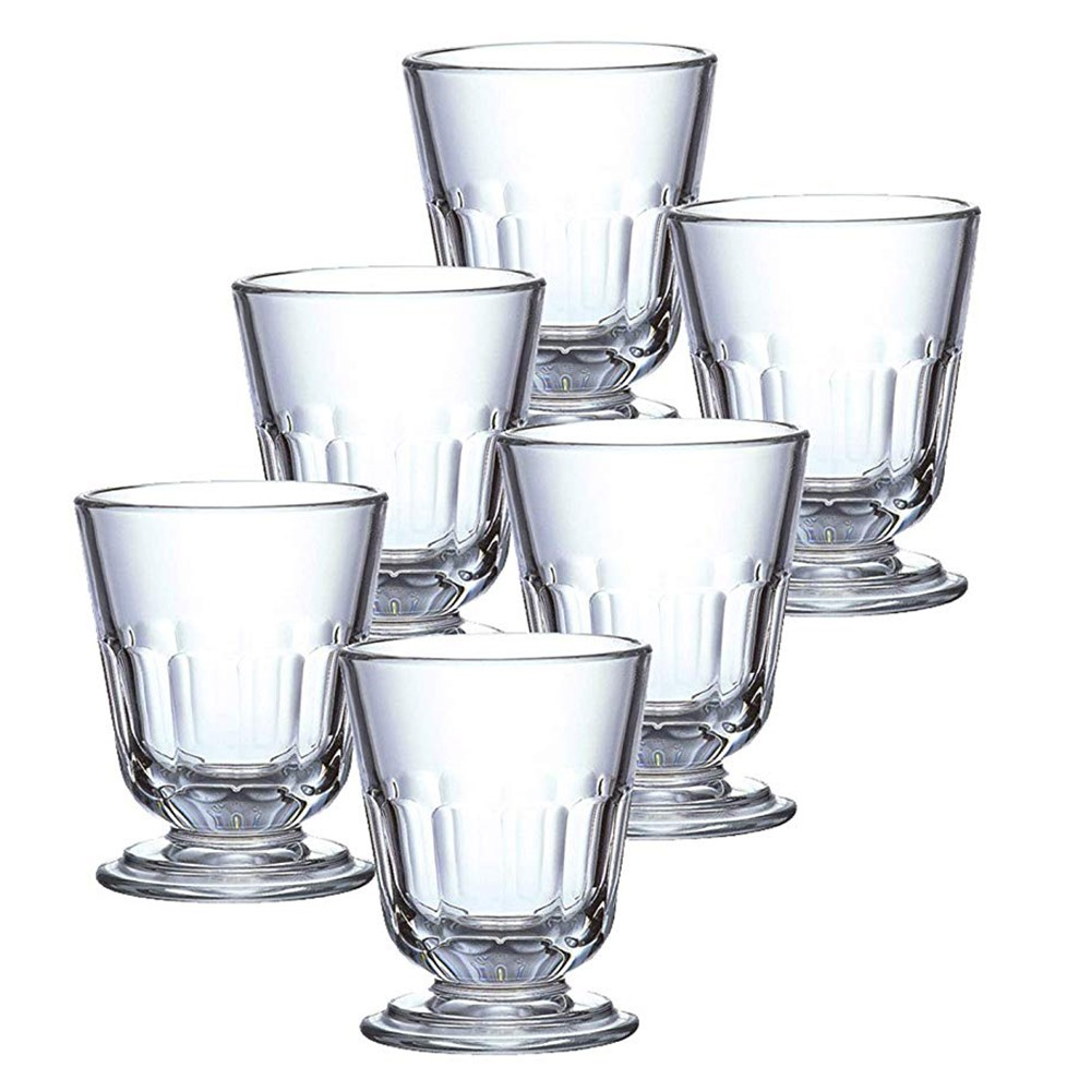 Perigord Set of 6 small goblet glasses, 260ml-0