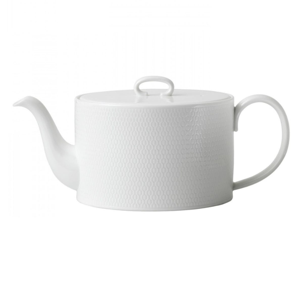 Gio Teapot, White/ Bone China-0