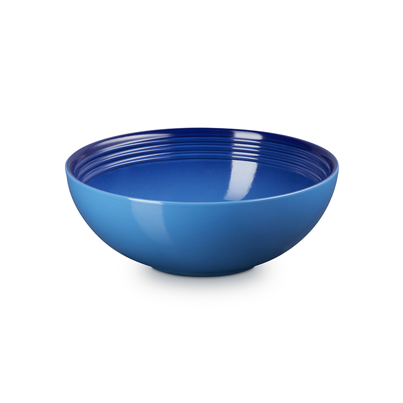 Stoneware Medium Serving Bowl, Azure-0