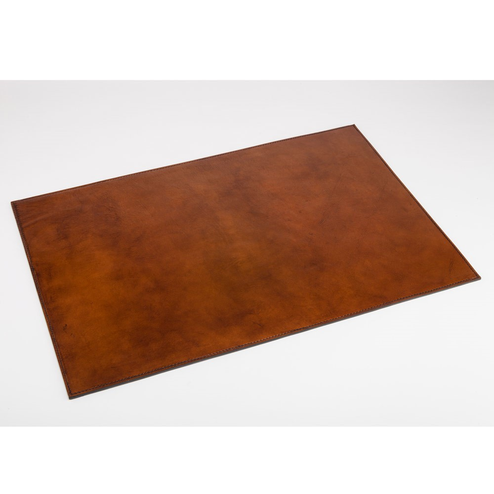 Desk mat, 60 x 40cm, Tan Leather-3