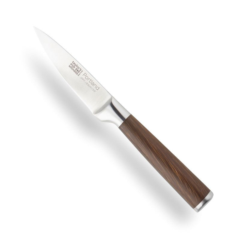 Portland Paring Knife, 10cm, Walnut-0