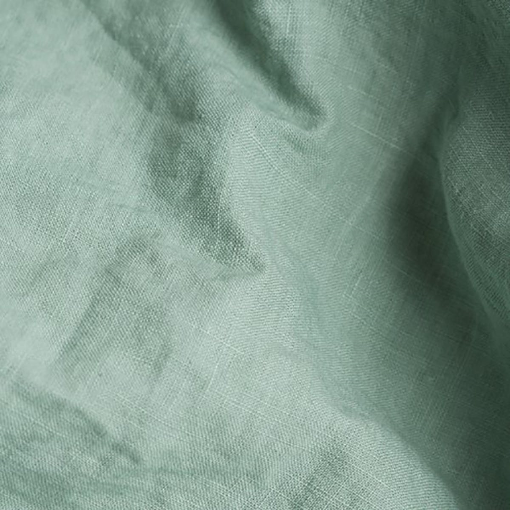 Pair of Super King Pillowcases, 50 x 90cm, Sage Green-2