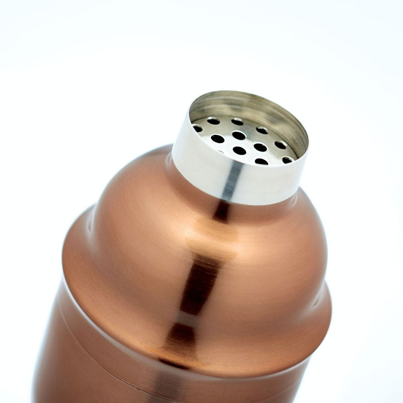 Cocktail Shaker, 500ml, Copper Finish-7