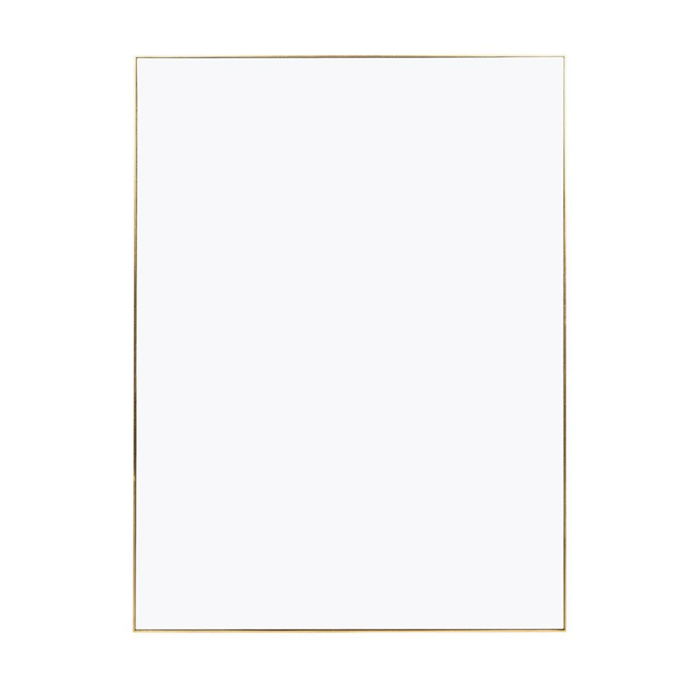 Fine Rectanular Rectangular Mirror, 100cm, Gold-0