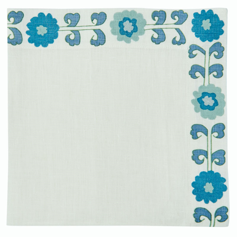 Simla Set of 4 Napkins, Blue-1