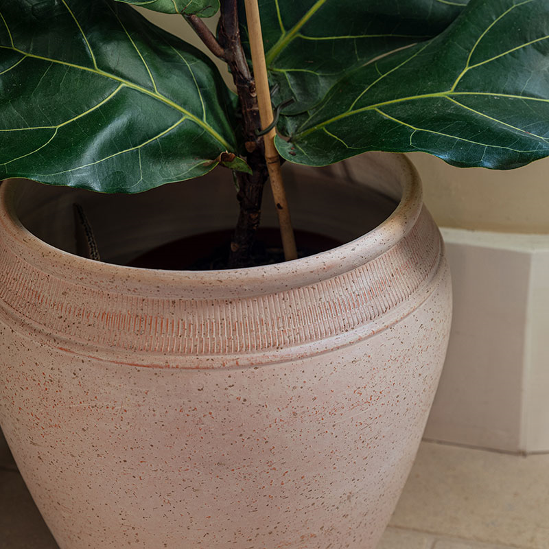 Rhea Planter, D32cm, Terracotta-2