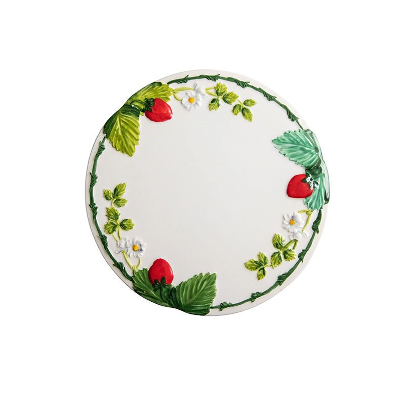 Fragola Cake Stand, D31cm, White-3